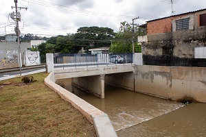 Secretaria de Obras conclui elevação de três pontes sobre o Ribeirão Perus, na Zona Norte